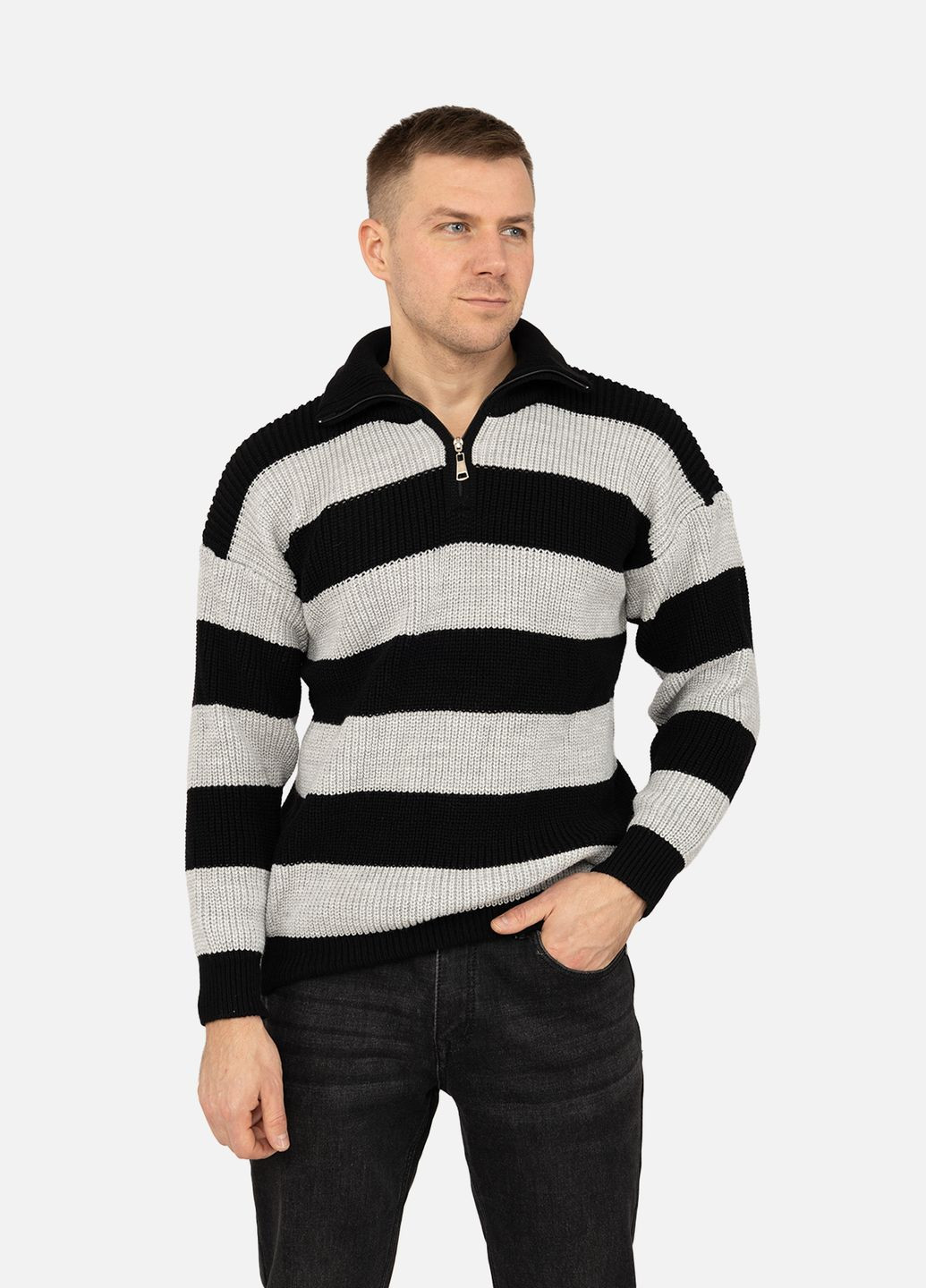 Мужская кофта цвет черный ЦБ-00262209 NOCHE (307362286)