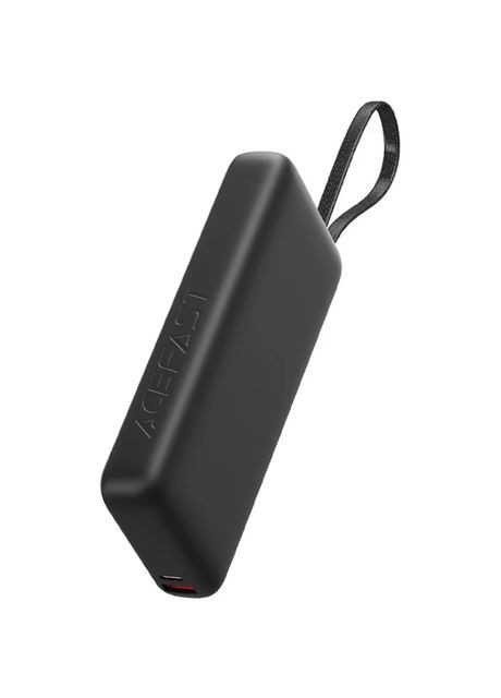 УМБ 20000mAh 130W PD,QC3.0 USB-A+USB-C In/Out,build-in cable M22 Gray Acefast (360605221)