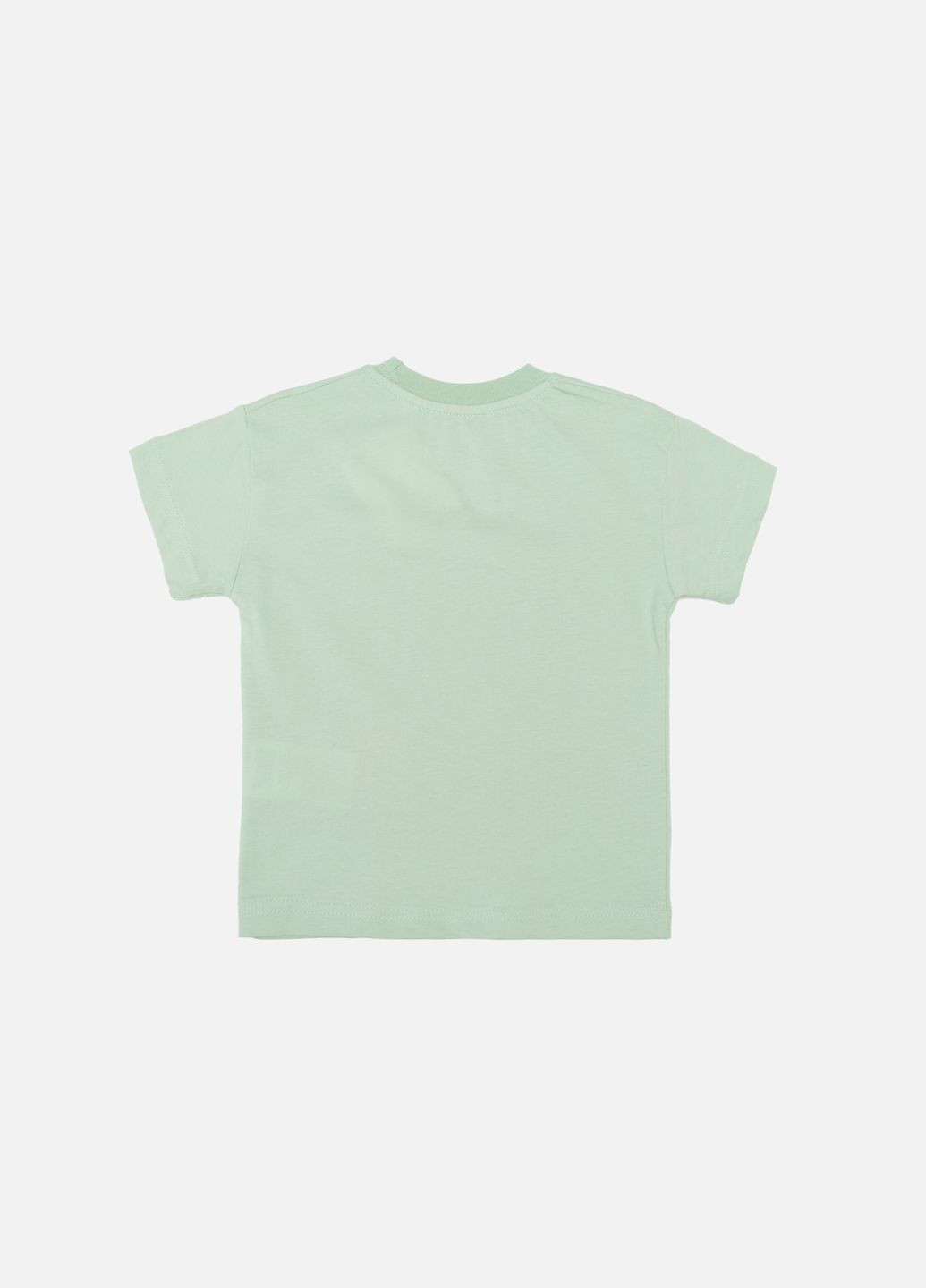 Оливкова літня футболка з коротким рукавом для хлопчика колір оливковий цб-00246545 First Kids