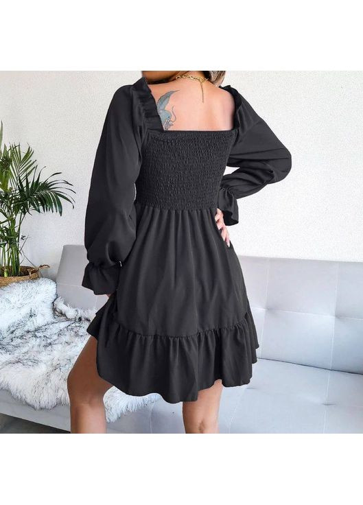 Графітова повсякденний сукня жіноча Гермес однотонна