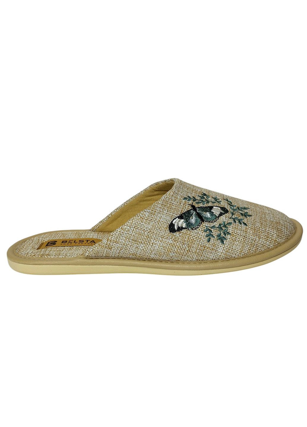 Капці жіночі кімнатні тапочки закриті Бежевий Белста (330805961)