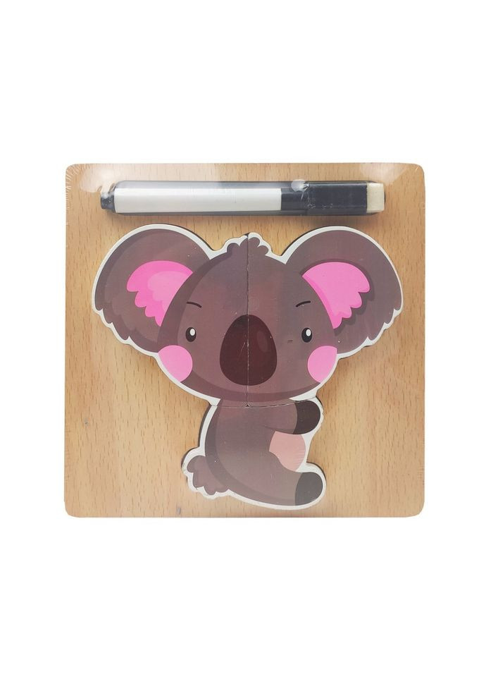 Деревянная игрушка Пазлы MD 2525 маркер, досточка для рисования Коала Bambi (302010374)