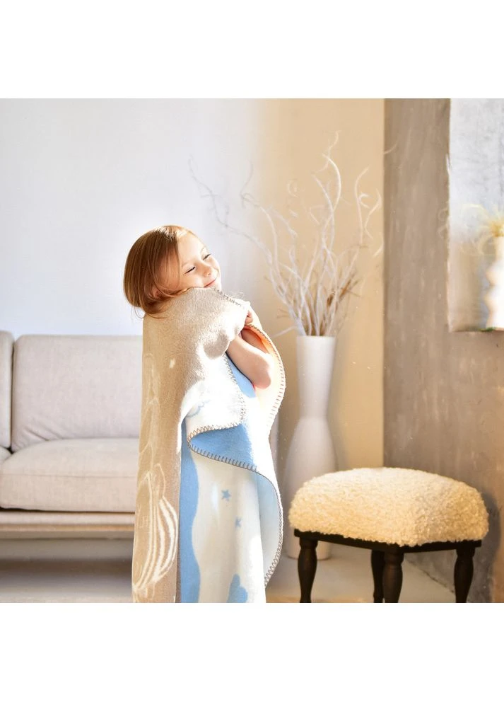 Плед детский хлопок BABY ТМ PAPAELLA 90х120 см мишка солнышко (8-29918*012) IDEIA (395946461)