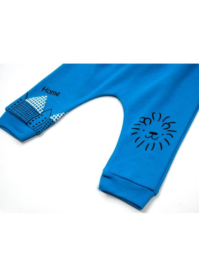 Комбинированный демисезонный набор детской одежды с домиком (15011-62b-blue) Miniworld