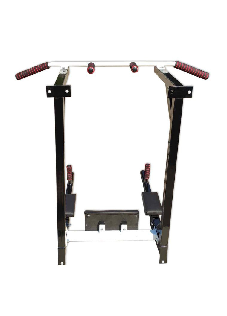 Комплекс настенный с подъемными брусьями, турником и прессом. с мягкими ручками No Brand (326596949)