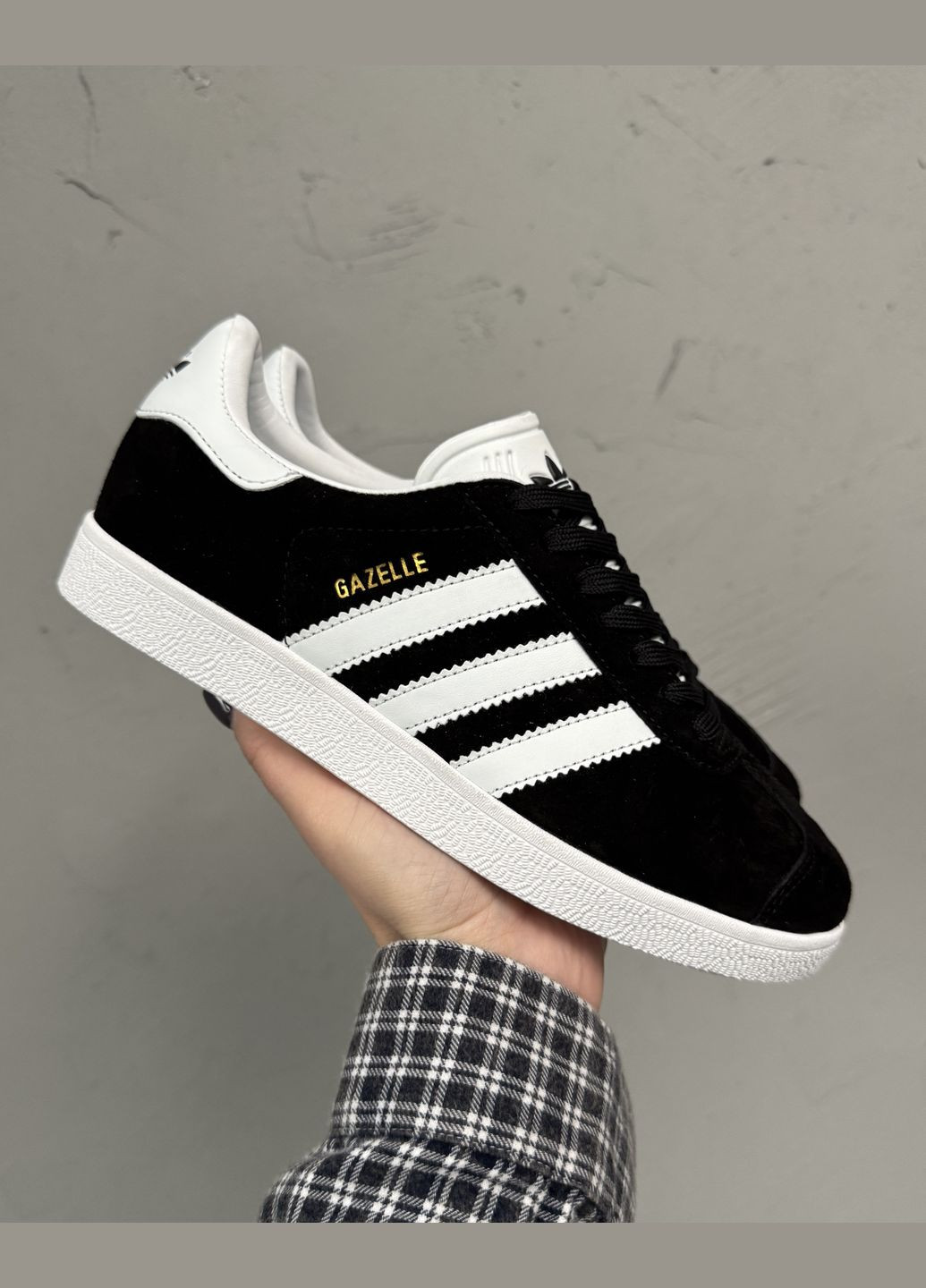 Кросівки жіночі і чоловічі Adidas Gazelle black | Адідас Газель чорний No Brand чорні демісезони (316663599)