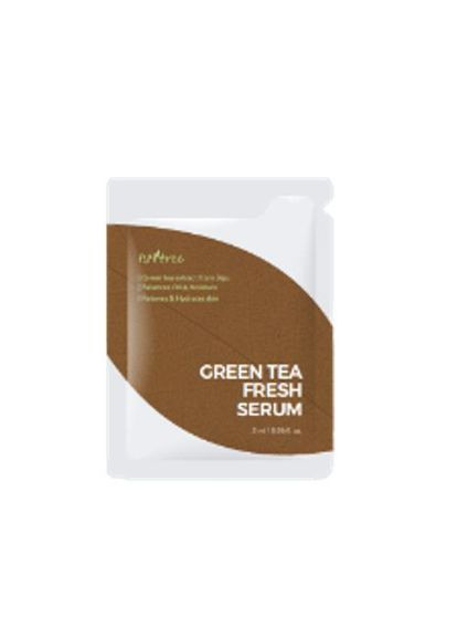 Сыворотка освежающая с зеленым чаем (Sample) GREEN TEA FRESH SERUM 2ml IsnTree (326807554)