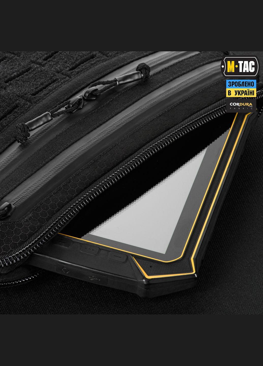 Сумка Admin Bag Medium Elite с липучкой Hex Black M-TAC (307928928)