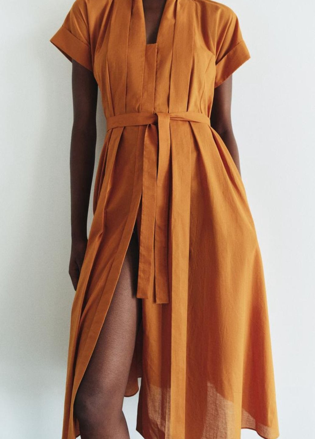 Помаранчева святковий, коктейльна, повсякденний, вечірня, кежуал, ділова, пляжна сукня Zara