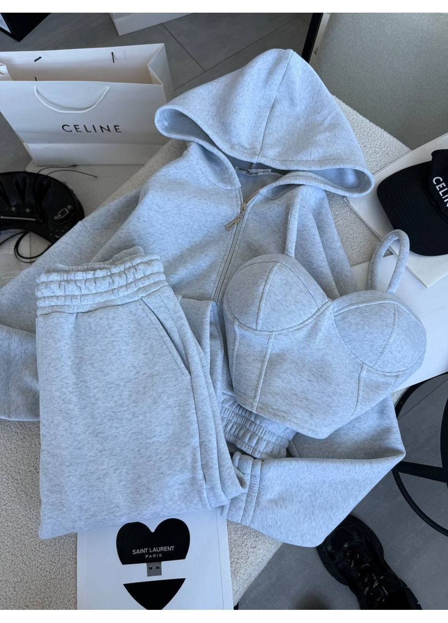 Костюм 3-ка (штаны, кофта, топ) No Brand С 832 716 (369965614)