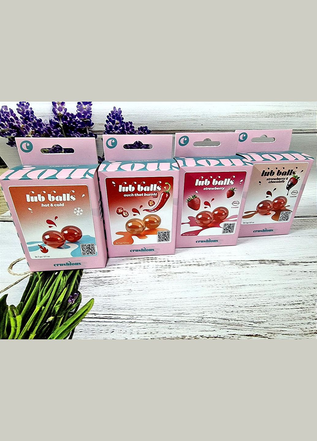 Масажні вибухові кульки з перцем Balls lub Hot Crushious (297397030)