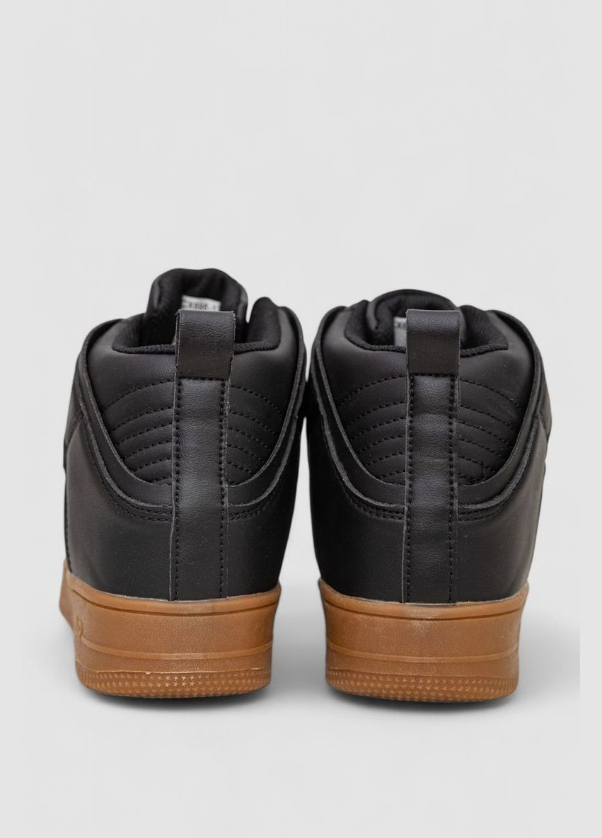 Черные демисезонные кроссовки мужские зимние на меху Ager 248RCX698