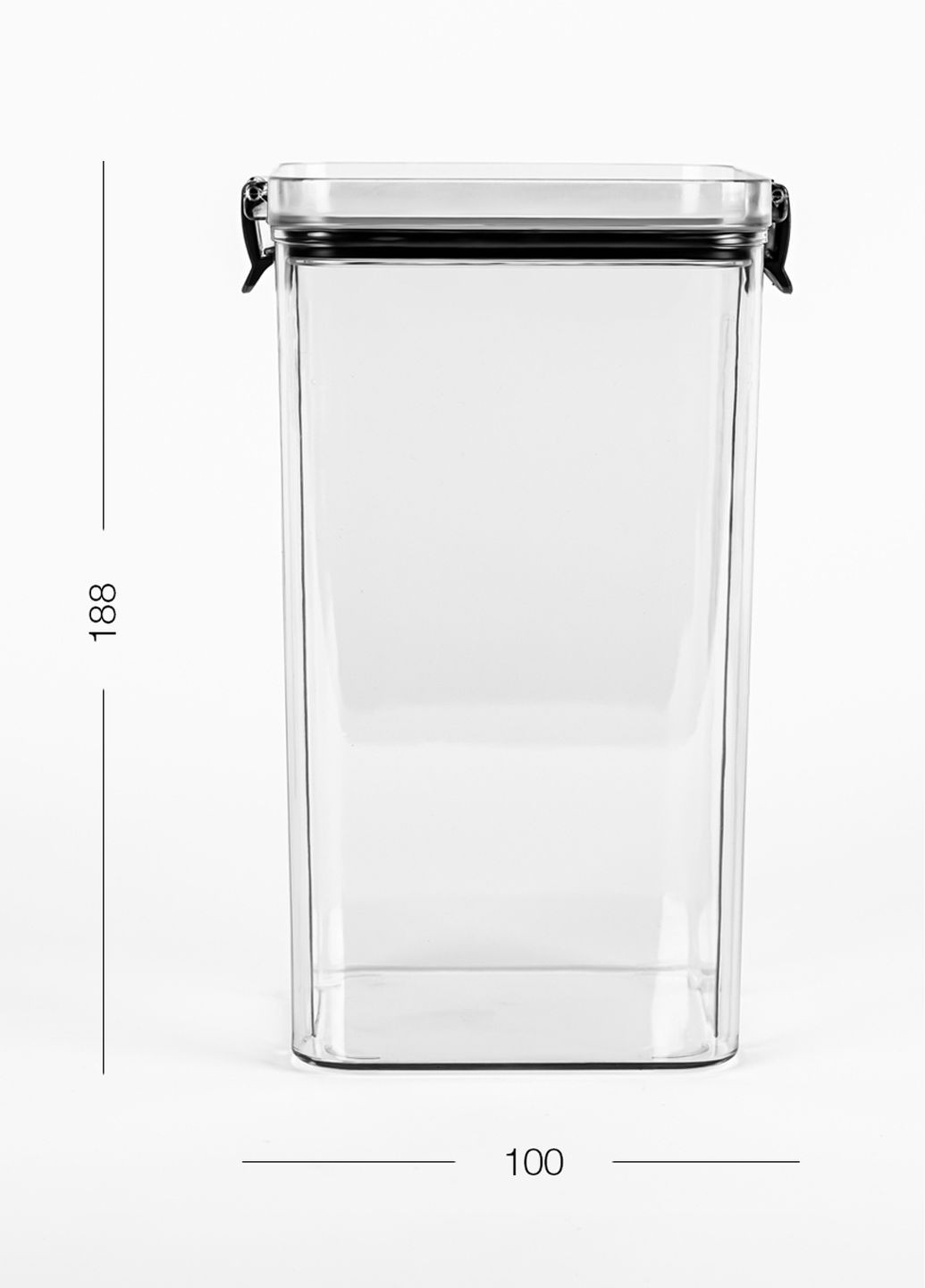 Ємність для зберігання Zerno, 10х10х18,8 см MVM (297223957)