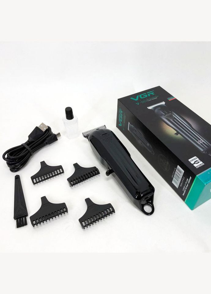 Машинка для стрижки волос V-982 LED Display, профессиональная электробритва, подстригательная машинка VGR (364665448)