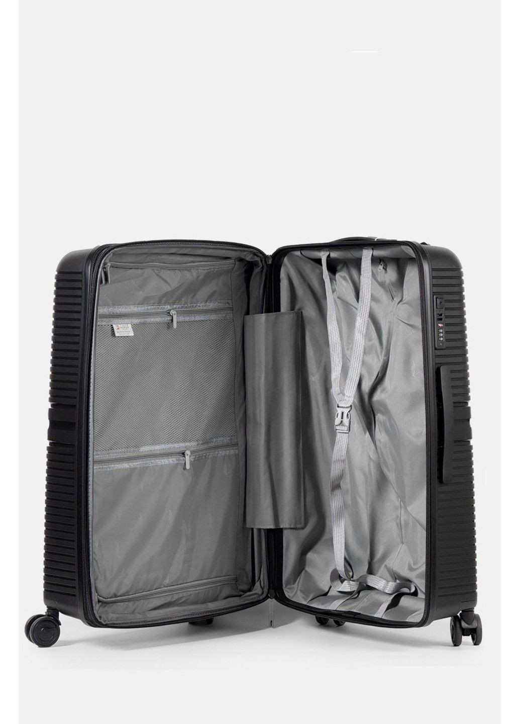 Велика пластикова валіза 2025-05-1BL Three Birds (370944566)