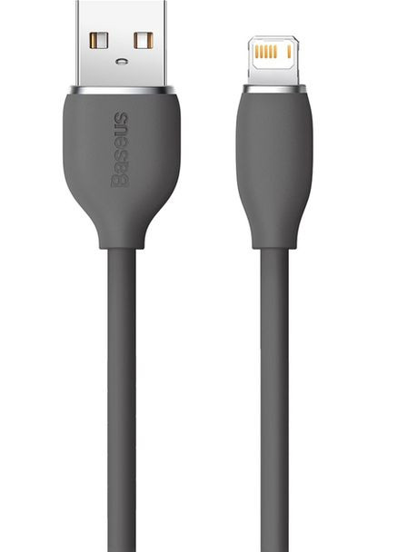 Кабель Lightning Jelly Liquid Silica Gel 2.4A/2m Black Baseus (301471978)