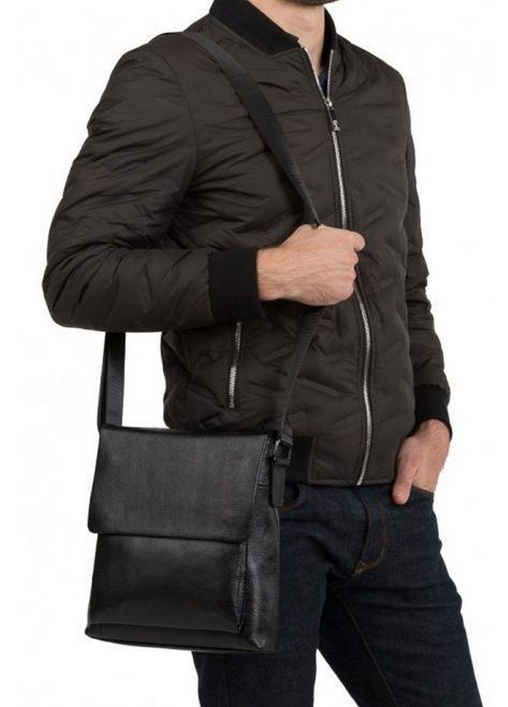 Сумка-мессенджер кожаная Tiding Bag (315870781)