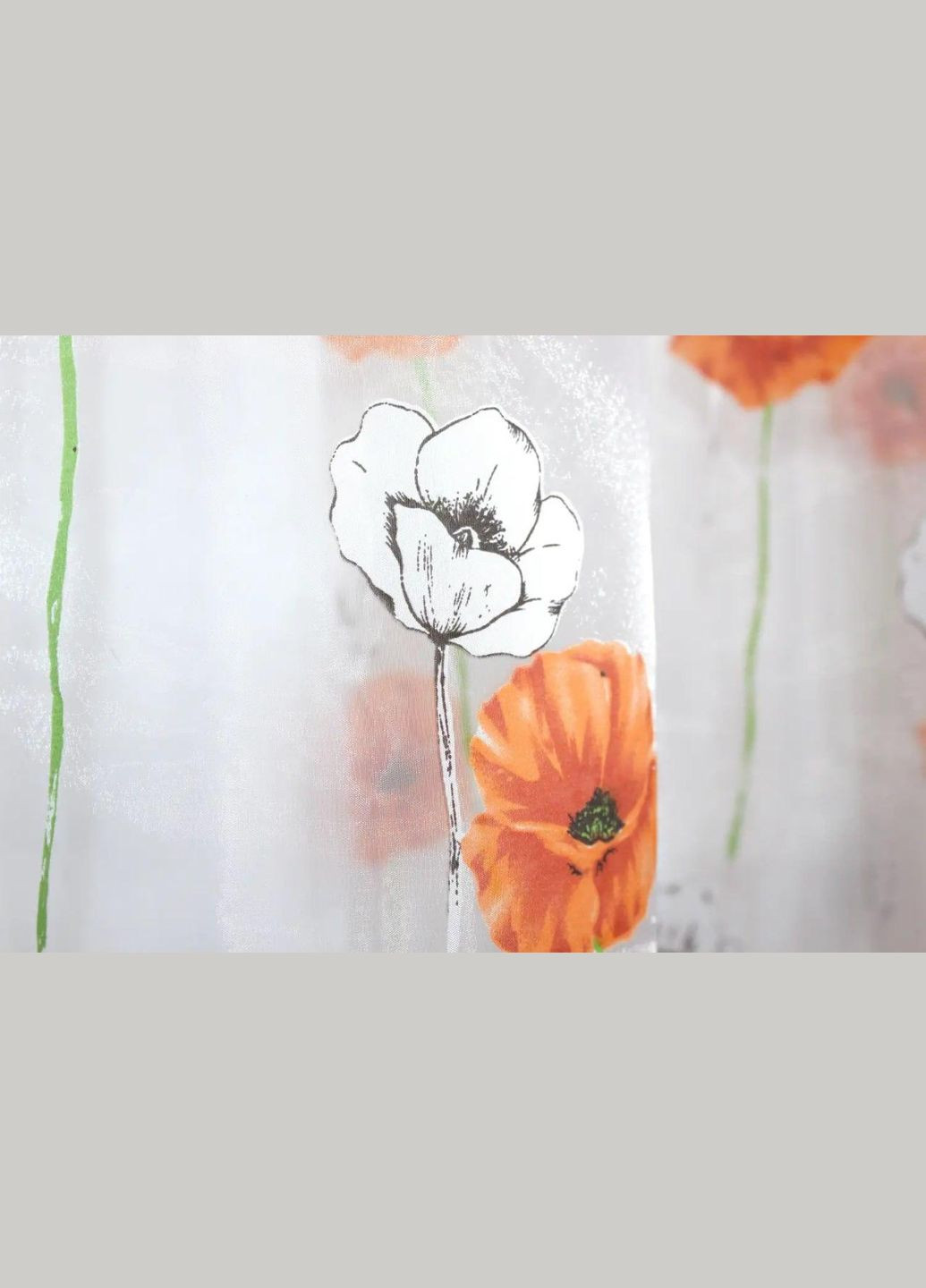 Гардина тюль органза готова 3 м Рожевий 300x270 см (tul-983т-5-07) No Brand (306633411)