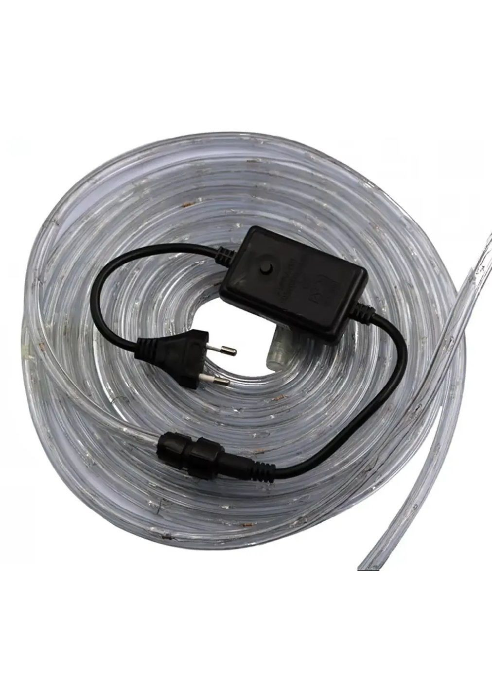 Гирлянда дюралайт светодиодная новогодняя уличная комнатная с работой от сети контроллером 100 м (482017-Prob) Теплая белая Unbranded (369570026)