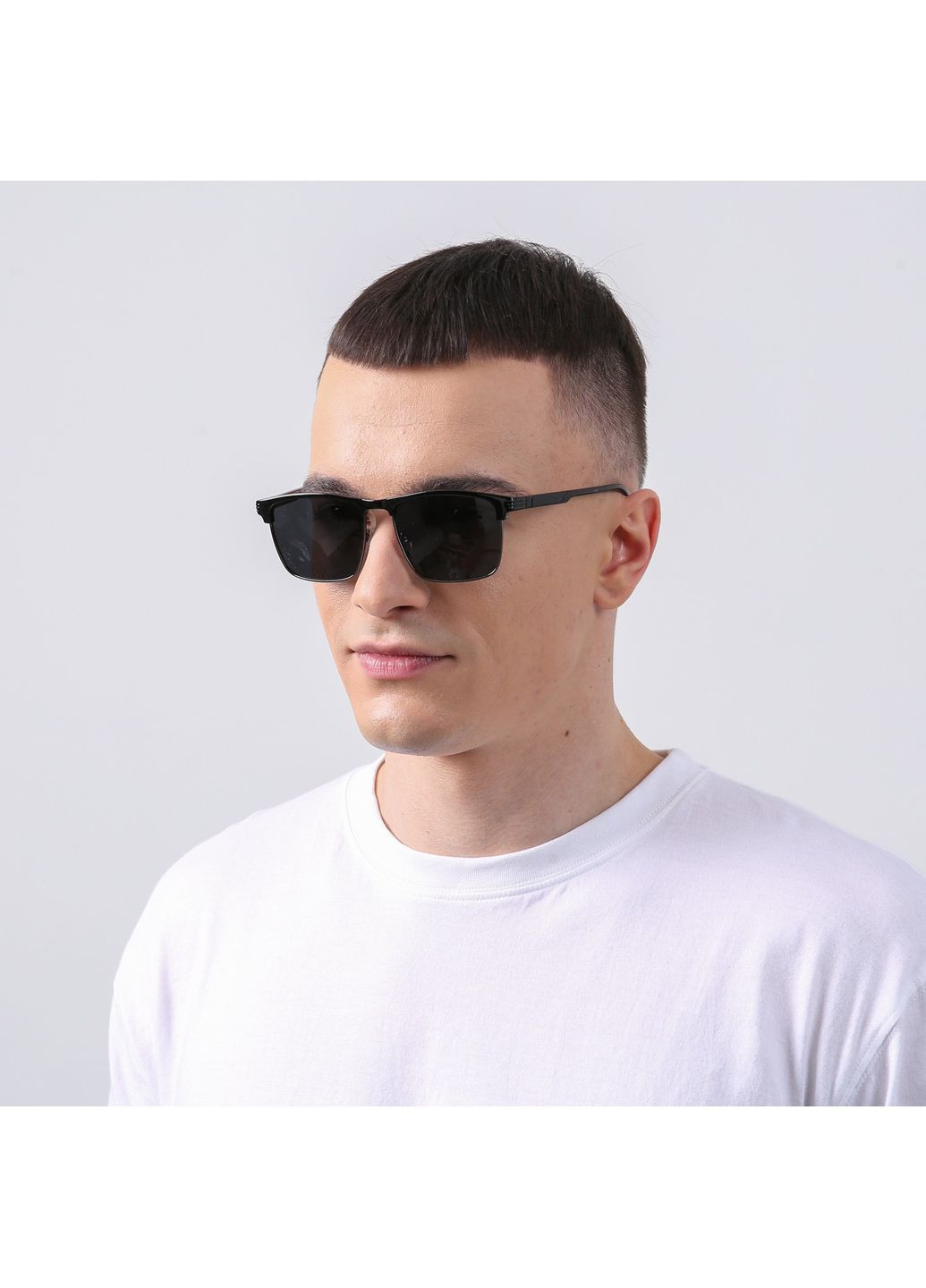 Солнцезащитные очки с поляризацией Классика мужские 773-141 LuckyLOOK 773-141M (329872765)