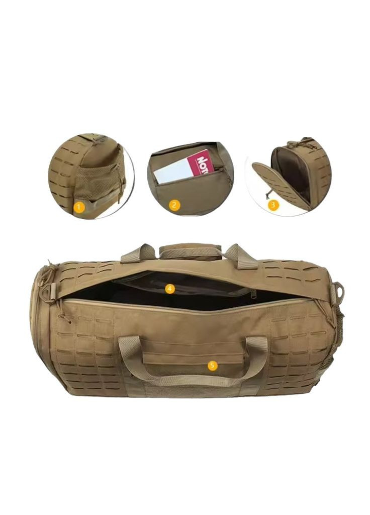 Сумка похідна TOURIST 40 л колір койот SILVER KNIGHT (315882987)