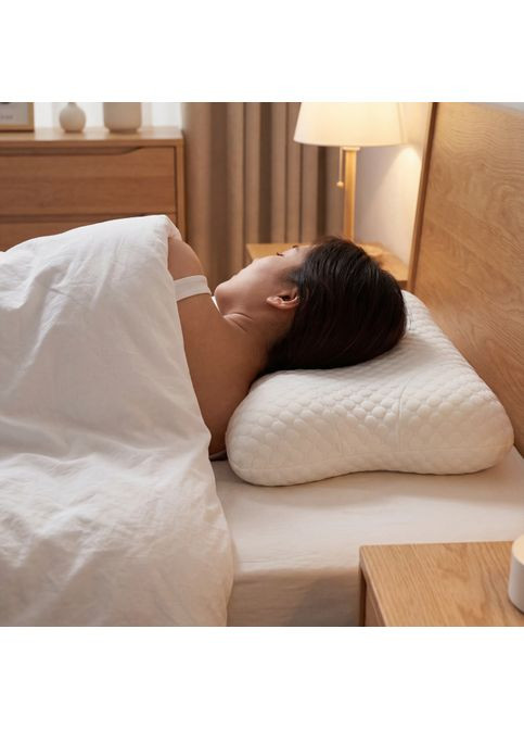 Подушка ортопедическая с эффектом памяти J2531 с выемкой для плеча 43x54 см Olvi (372889962)