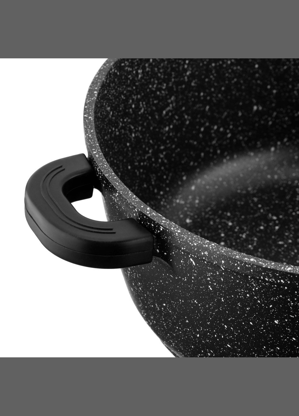 Кастрюля со стеклянной крышкой Gemini Anzio, 5л, алюминий, черный Ardesto (314749609)