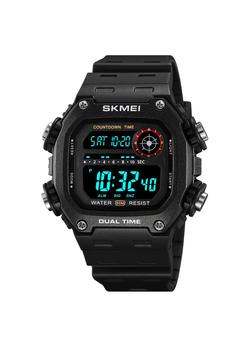 2126BKBK Black-Black электронный спортивный Skmei (326599524)