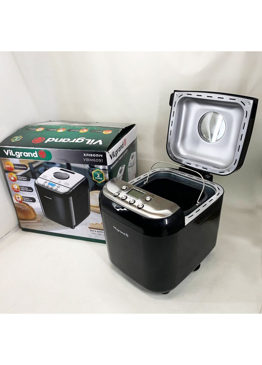 Хлебопечка VBM6091. Цвет: черный Vilgrand (364664599)