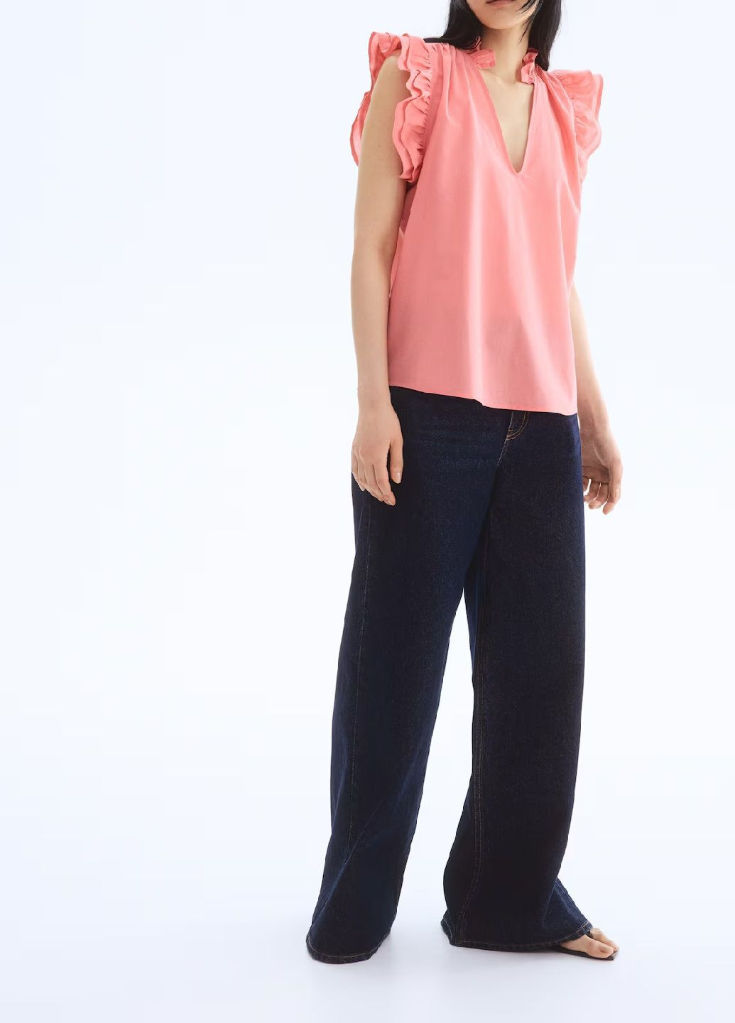 Розовая блузка H&M