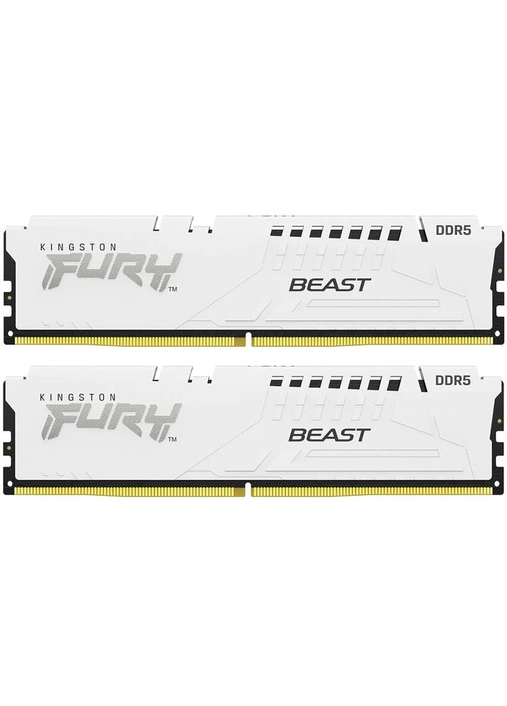 Набір 64Gb DDR5 5600MHz FURY Beast White (KF556C40BWK2-64) Kingston (399515460)