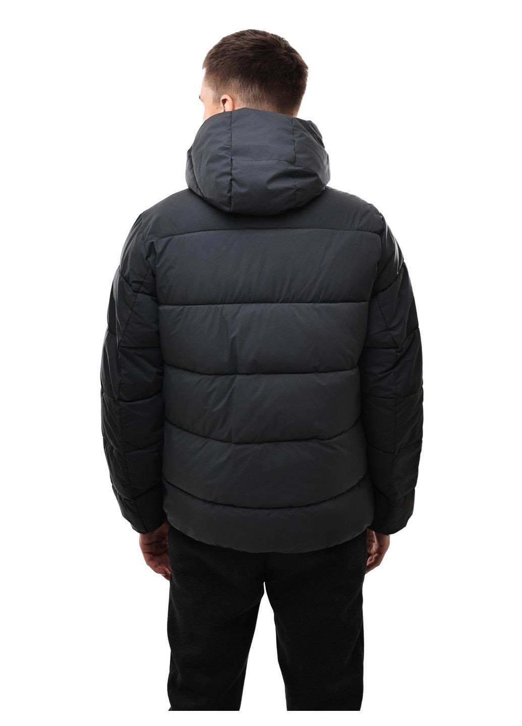 Серая зимняя куртка зимняя мужская No Brand