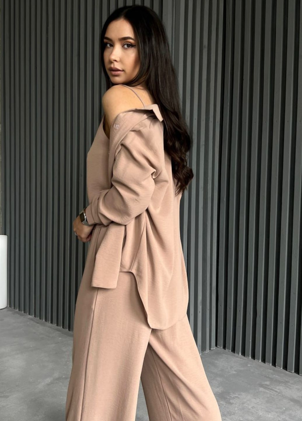 Костюм тройка: майка + брюки + рубашка Tik-Tak (369971328)