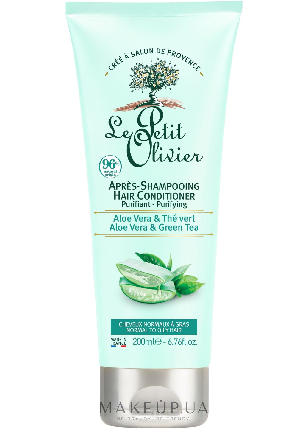 Кондиціонер для нормального і жирного волосся Aloe Vera & Green Tea 200ml (660801-31021353) Le Petit Olivier (368656371)