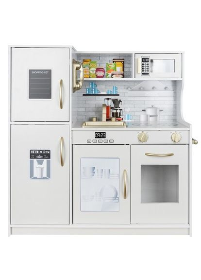 Кухня дитяча дерев'яна 22117 біла Kruzzel (335059466)