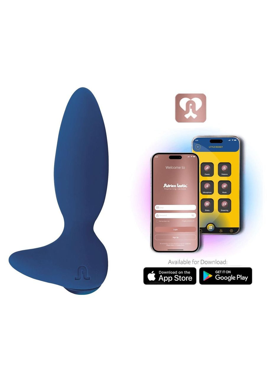 Анальная смарт-вибропробка Adrien Lastic Little Rocket 2.0, 10 режимов, двойной силикон No Brand (366879589)