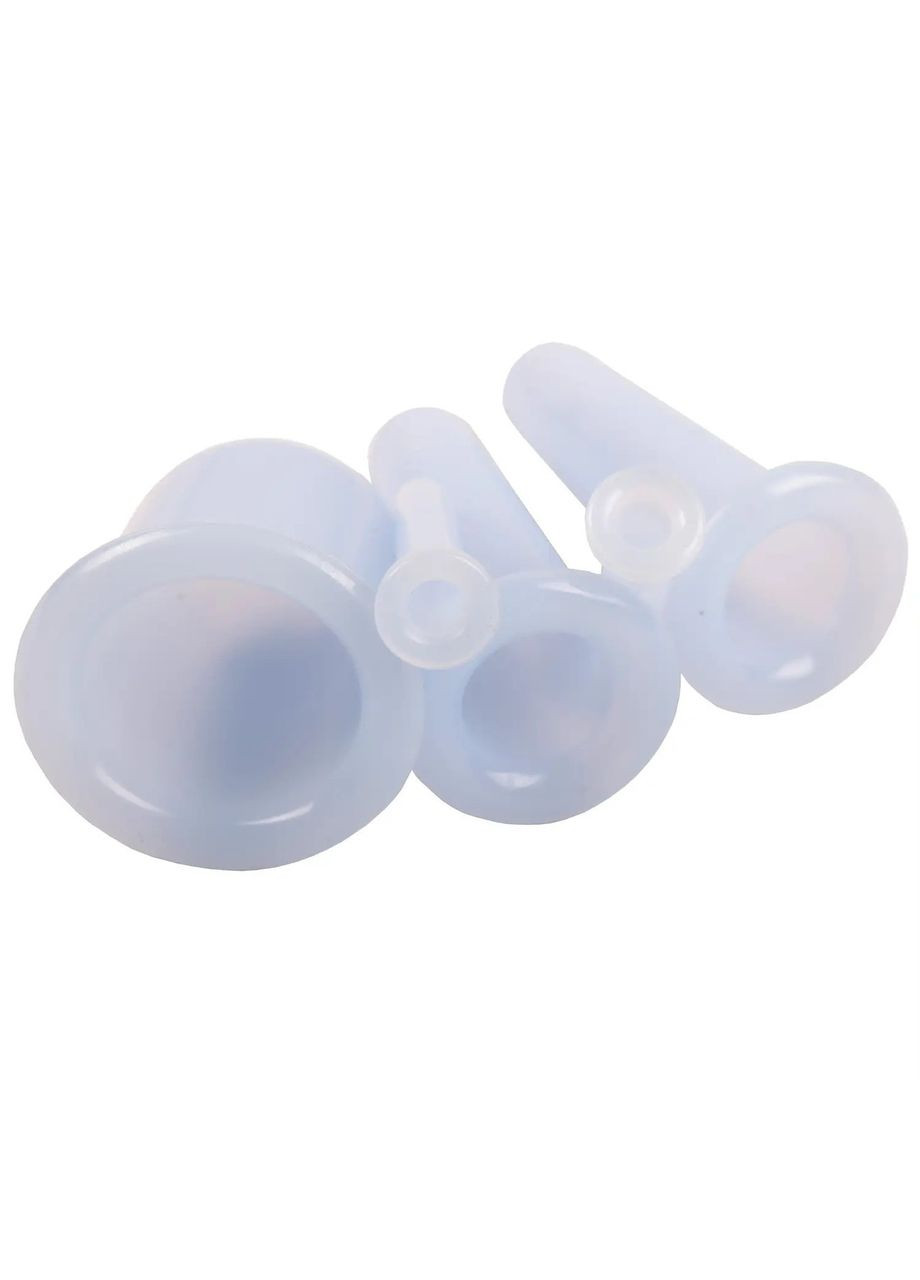 Набор силиконовых банок для массажа лица и тела Supretto (298915907)