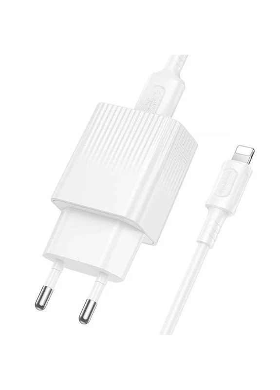 Зарядное устройство Borofone BAS71A 10,5 Вт USB-A + кабель USB to Lightning белый No Brand BAS71A Source (402067263)