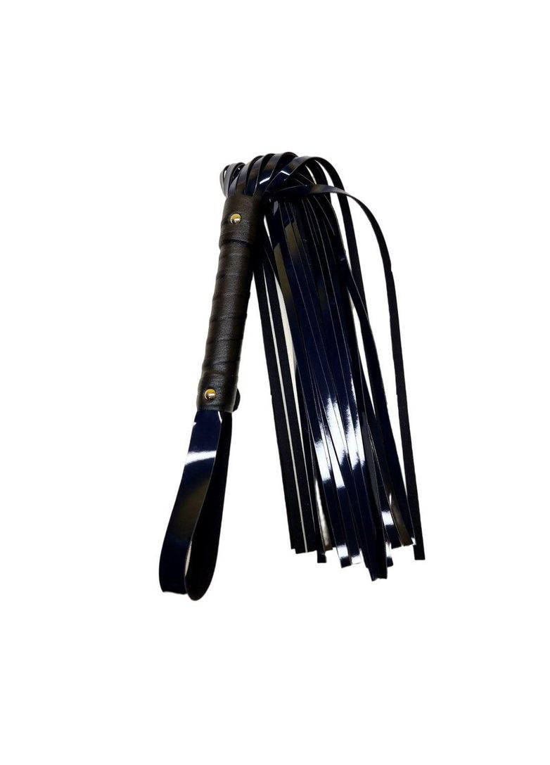 Флоггер Flirty ЕКО - ЛАК черный 60см Flirt (303886483)