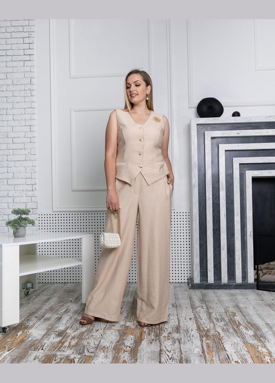 Костюм Леон 56 бежевый 0431 Vlavi (347146268)