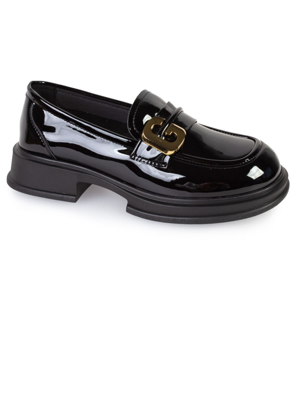 Туфли лоферы женские бренда 8200563_(1) ModaMilano на среднем каблуке
