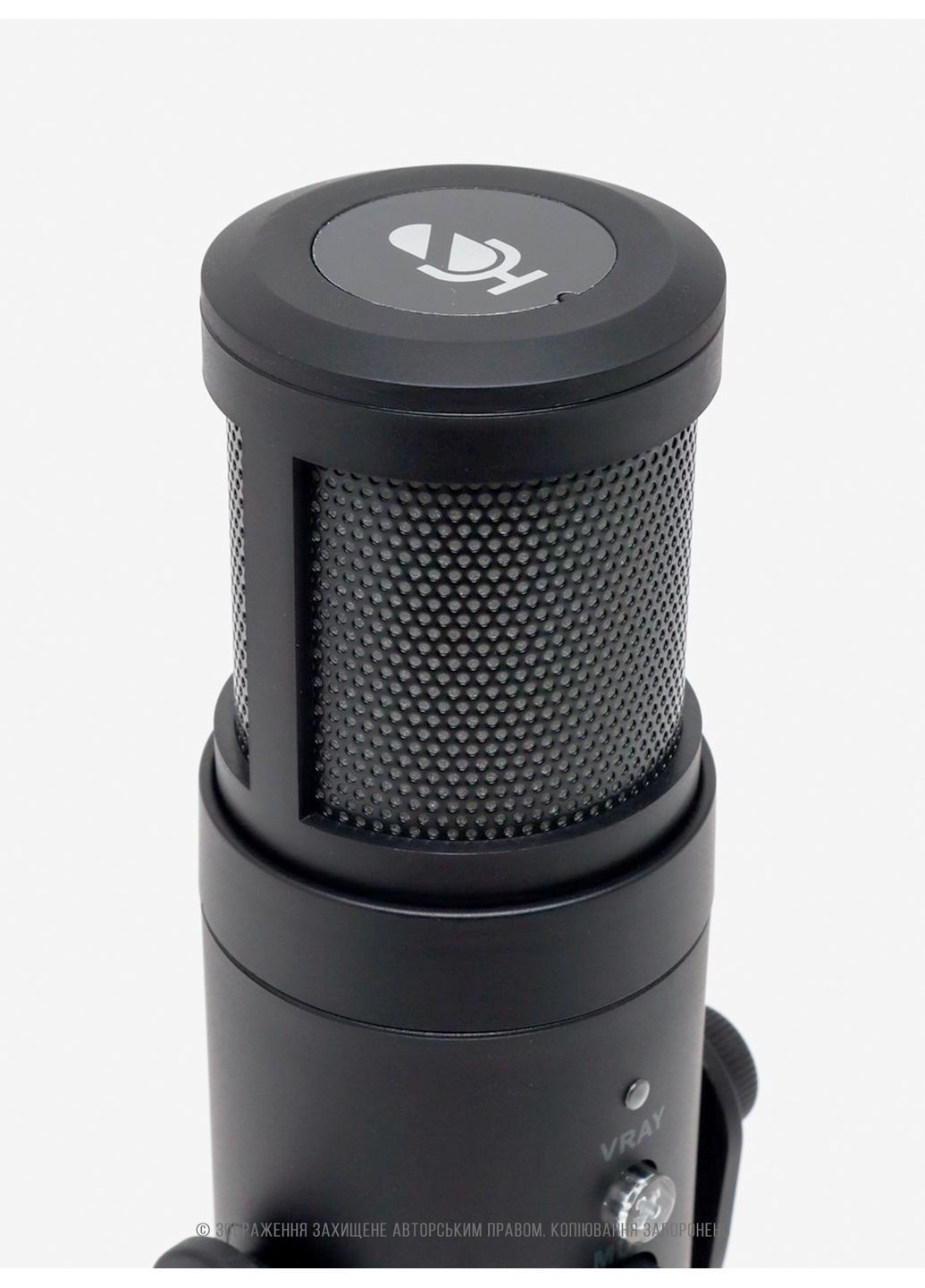 Мікрофон для комп'ютера студійний ігровий для стримерів блогерів конденсаторний з підсвічуванням USB MU900 73763 OnePro (367837687)