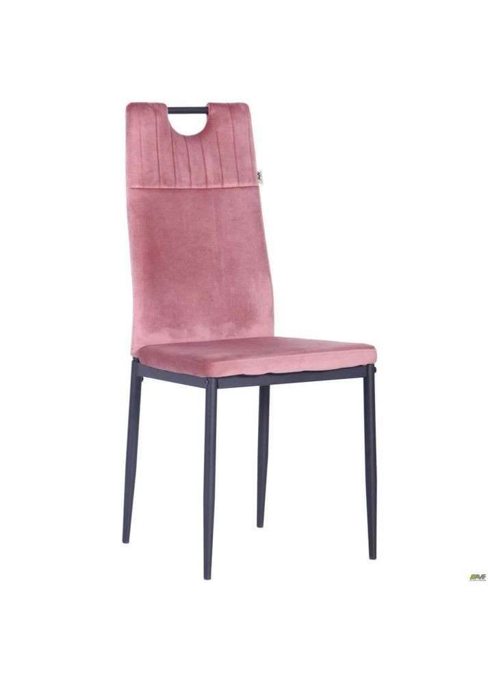 Стілець чорний/велюр рожевий антик (546791) Art Metal Furniture Alabama (315142637)