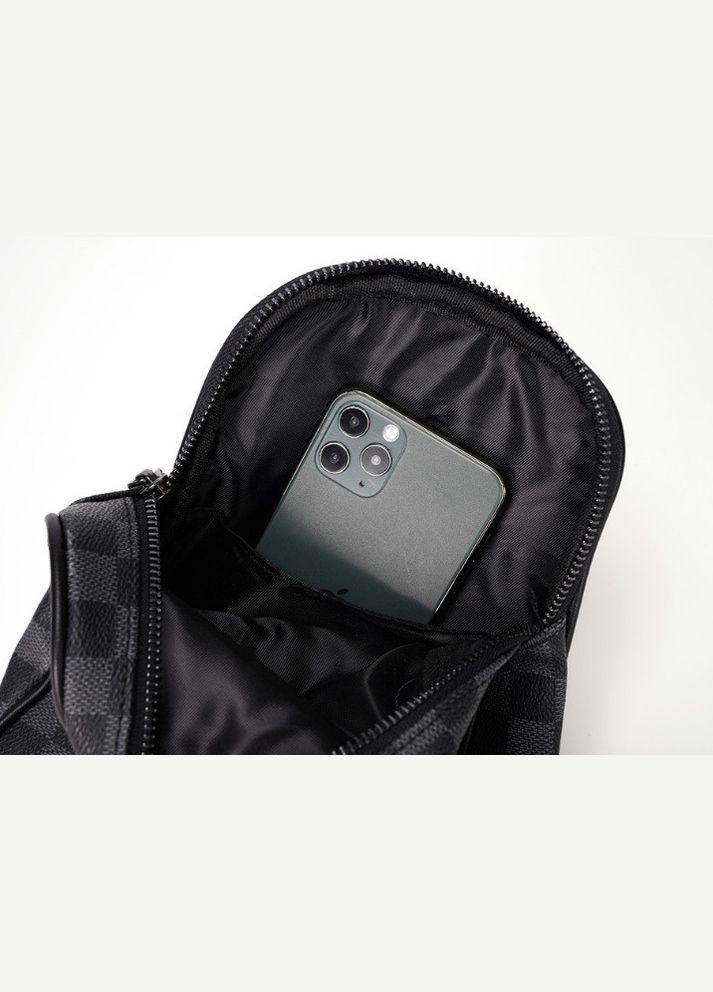 Качественная мужская сумка на грудь экокожа, сумка-слинг для мужчин мессенджер кросс-боди Eton (336551911)