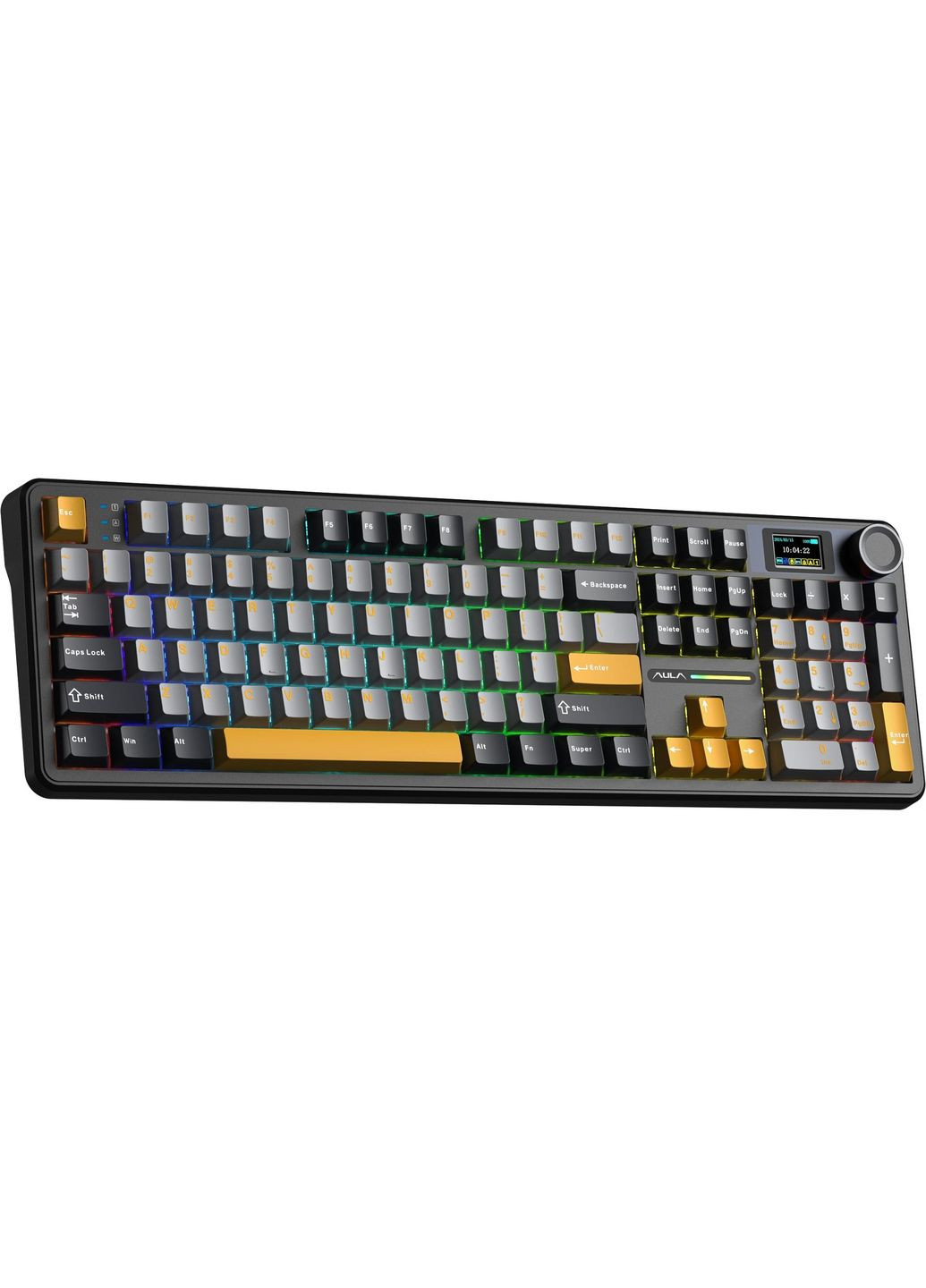 Клавиатура беспроводная F108 Pro Black (6978080501295) Aula (370614670)