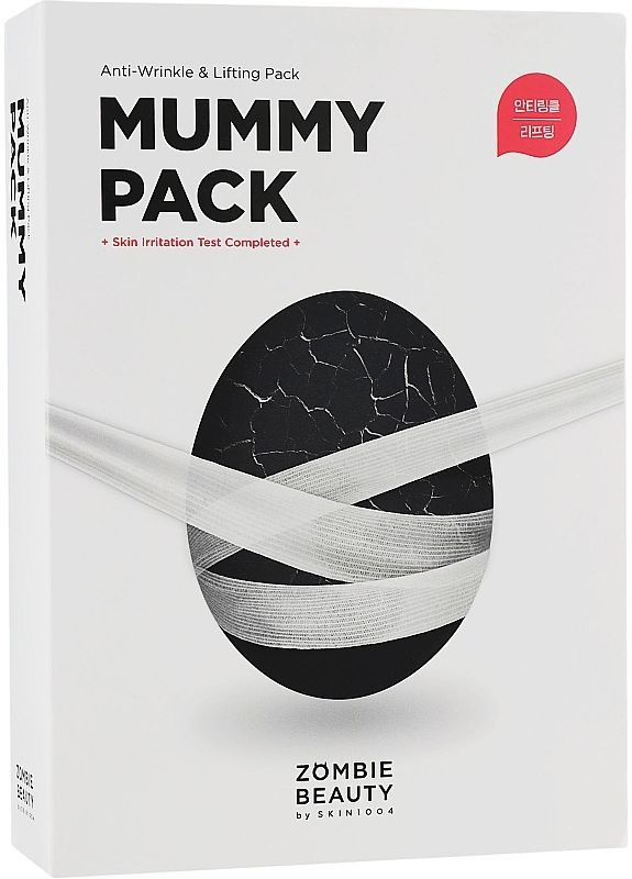 Антивікова ліфтинг-маска з чорним трюфелем Zombie Beauty Mummy Pack 8шт (2-961286) SKIN1004 (369797655)