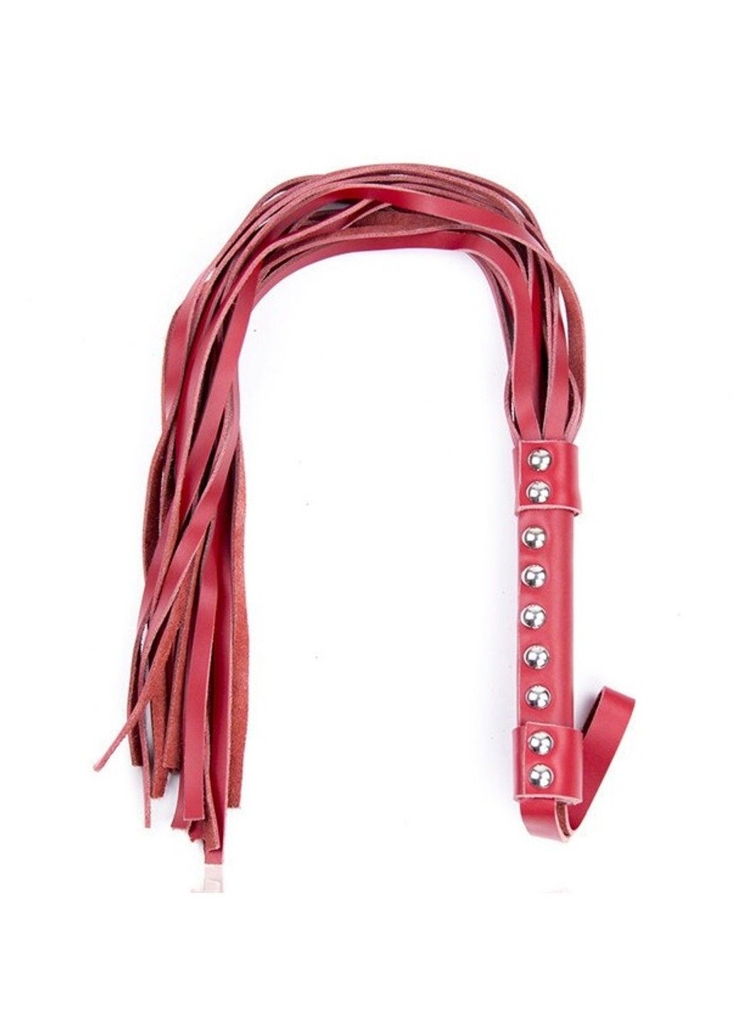 Флоггер Leather flogger red suede leather DS Fetish (292011465)