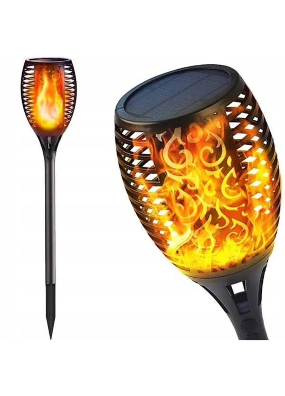 Декоративна лампа факел на сонячній батареї 52см No Brand (306647760)