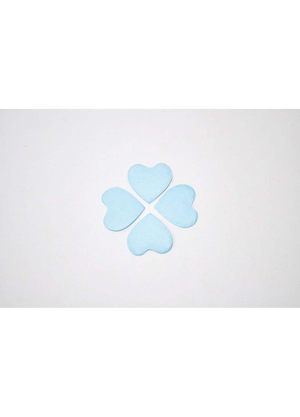 Сердечки блакитні паперові No Brand (368969819)