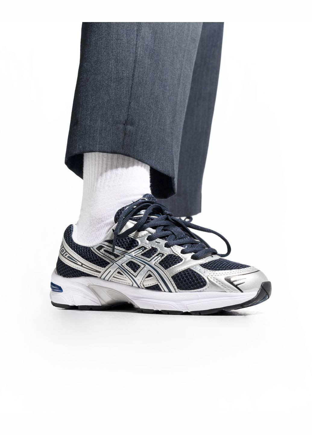 Чорні Осінні кросівки чоловічі і жіночі asics gel-1130 black grey | асікс гель-1130 чорні сірі No Brand